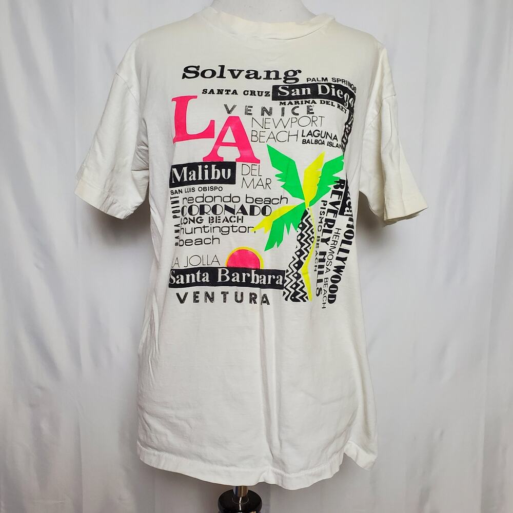 Vintage Single Stitch Cities Tee SZ Large